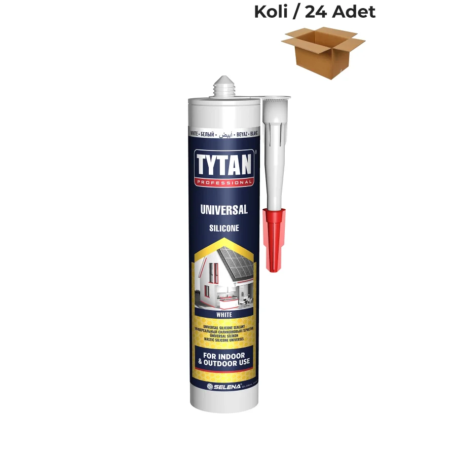 Tytan Universal Şeffaf Silikon 280 Ml Koli 24 Adet
