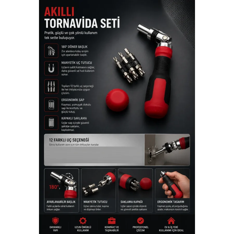 Vandor Akıllı Tornavida Seti