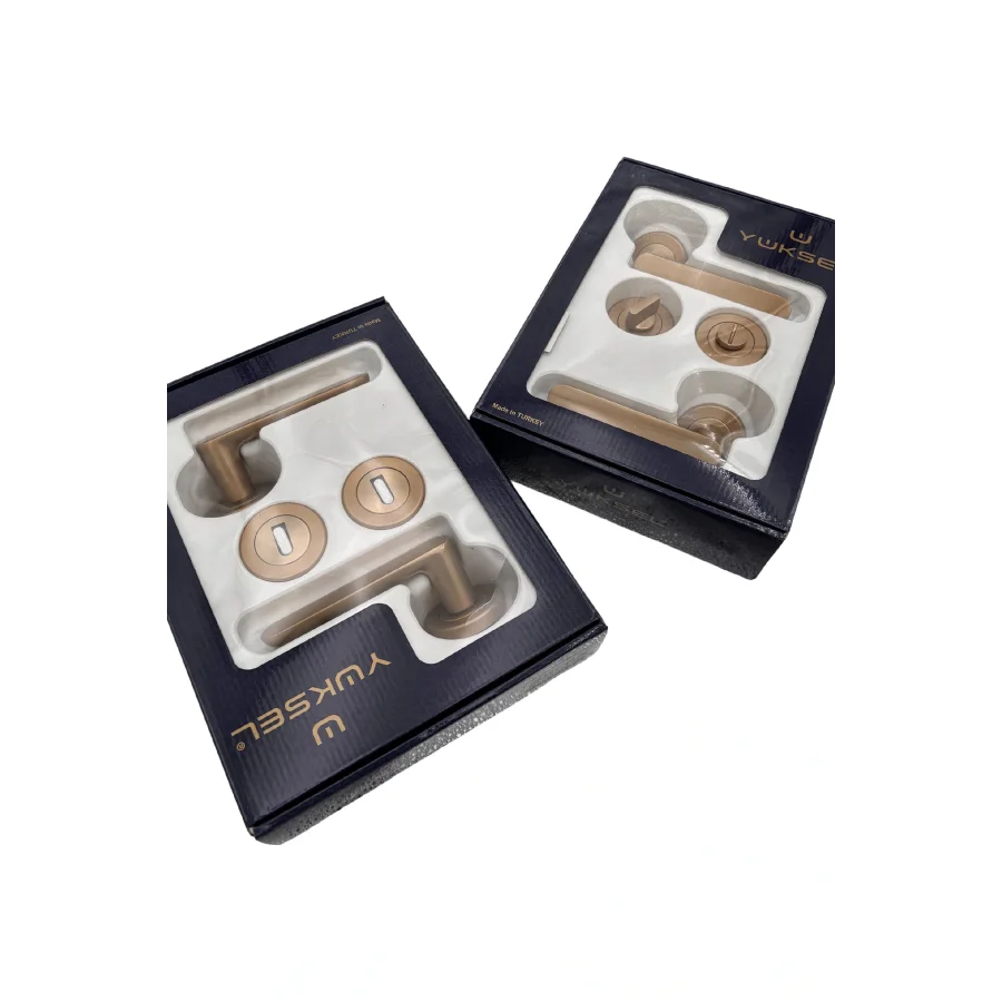 Yüksel Alfa Yuvarlak Rozetli Kapı Kolu