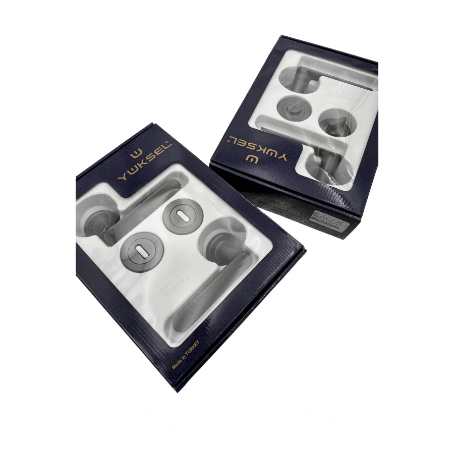 Yüksel Alfa Yuvarlak Rozetli Kapı Kolu