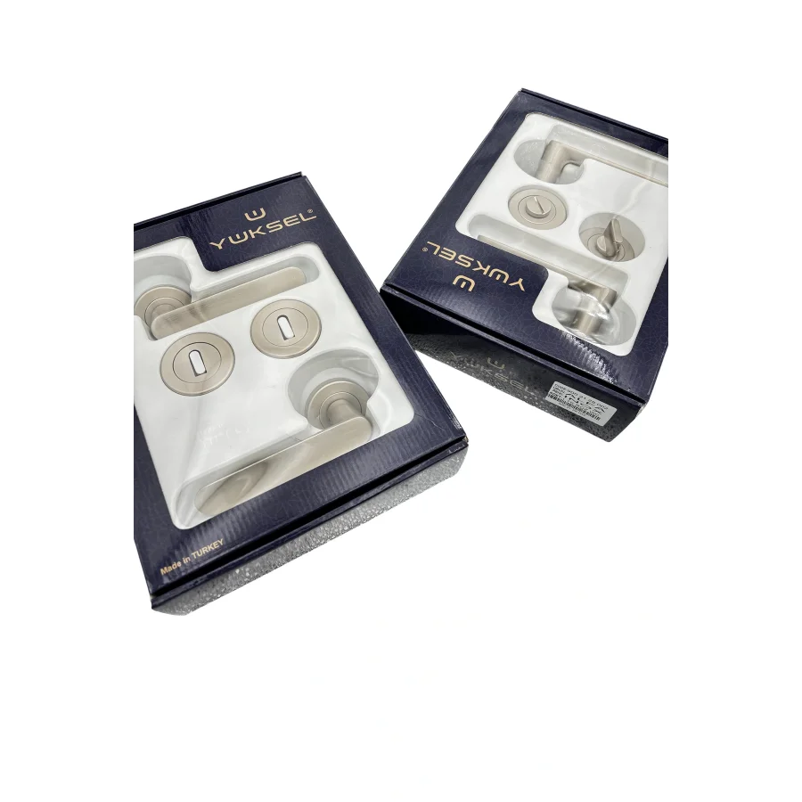 Yüksel Alfa Yuvarlak Rozetli Kapı Kolu