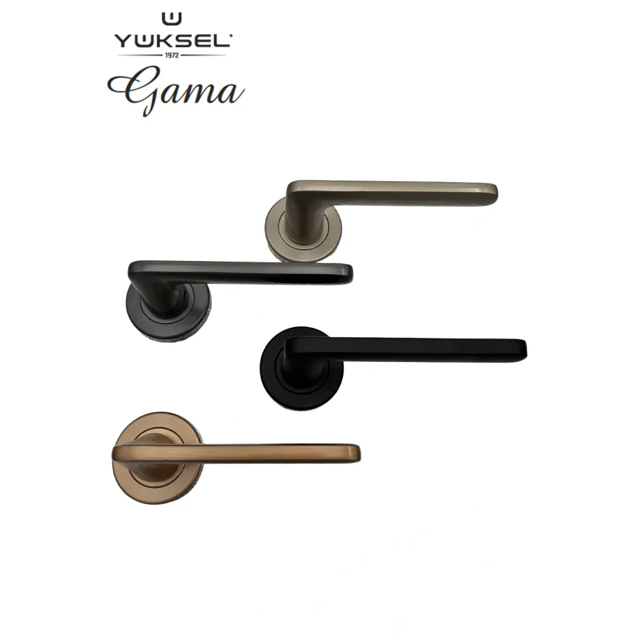 Yüksel Gama Yuvarlak Rozetli Kapı Kolu