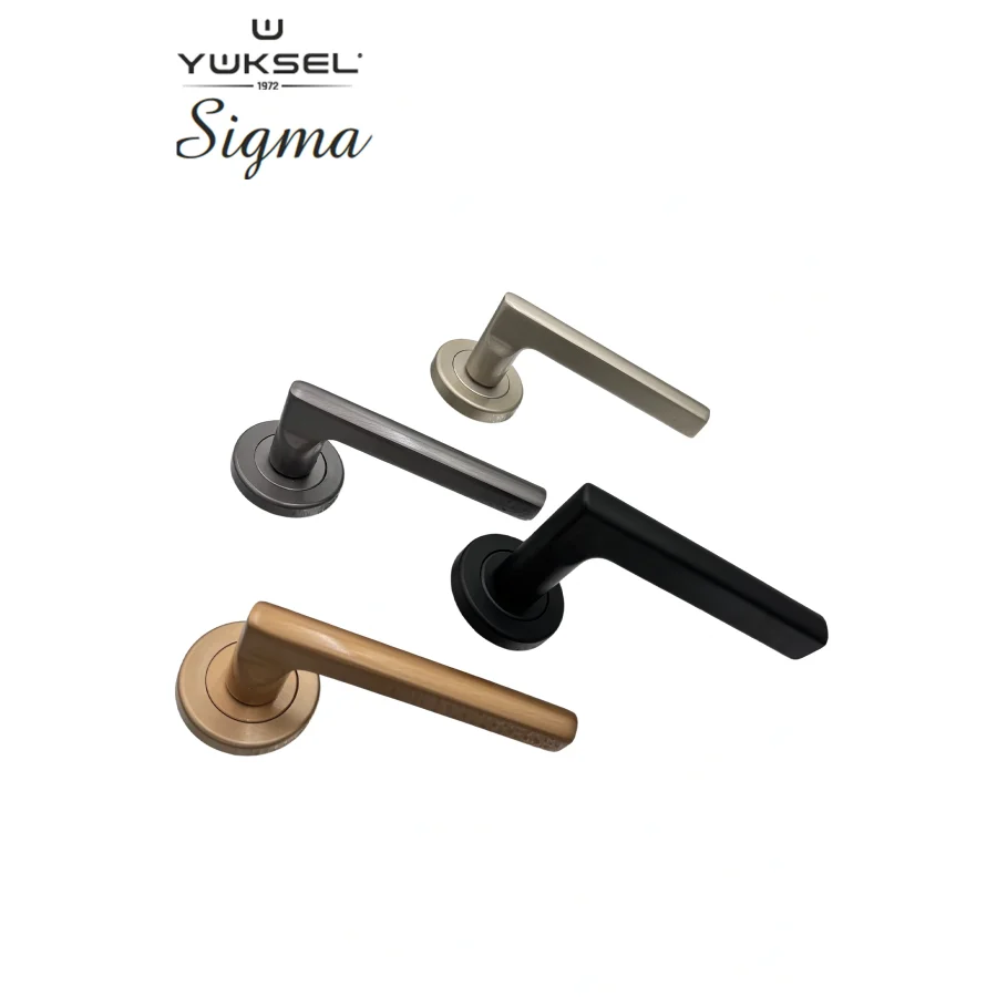 Yüksel Sigma Yuvarlak Rozetli Kapı Kolu