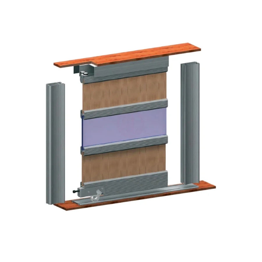 Zeminden Tavana Beta (Dişi) Sürgü Kapak Mekanizması CNC 70050 Pano Mekanizma