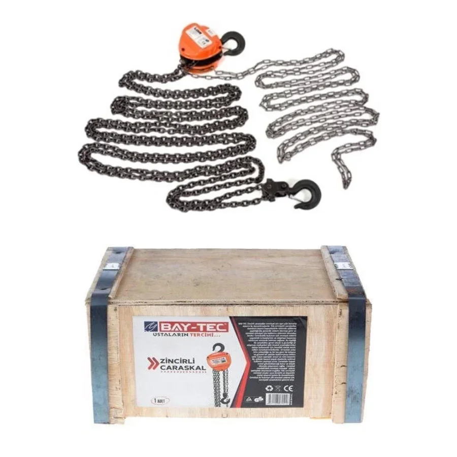 Zincirli Caraskal Vinç 2 Ton 3 Metre