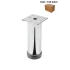 10 Cm Metal Ayarlanabilir Ayak Krom 42mm Koli 100 Adet