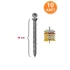 STD Buldeks Vida Panel Vidası 7.5x60 10 Adet
