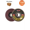 100 Kum Flap Disk Zımpara 115x22mm Kutu 10 Adet