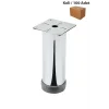 12 Cm Metal Ayarlanabilir Ayak Krom 42mm Koli 100 Adet
