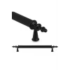 128 Mm Ovacık Rustik Metal Kulp Mat Siyah Mobilya Dolap Kapak Çekmece Kulpu