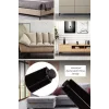 13 Cm Metal Mat Siyah Modern Tasarım Mobilya Ayağı