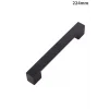 224 mm Köprü Siyah Kulp Mobilya Kulpu