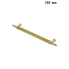 192 mm Ovacık Altın Rustik Metal Kulp Mobilya Dolap Kapak Çekmece Kulpu Gold