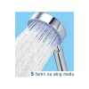 5 Fonksiyonlu Lüks Duş Seti Geniş Başlıklı Hortum Asma Aparatı Set