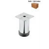 8 Cm Metal Ayarlanabilir Ayak Krom 42mm Koli 100 Adet
