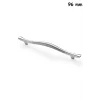 96 mm Orkide Çekmece Dolap Kapak Kulpu Kulbu 96 mm Nikel İnox Metal Kulp
