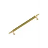 96 mm Ovacık Altın Rustik Metal Kulp Mobilya Dolap Kapak Çekmece Kulpu Gold