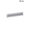 96 mm Plus Mobilya Dolap Kapak Çekmece Kulpu Mat Krom Metal Yüzden Kulp