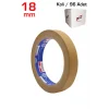 Dayson Kahverengi Maskeleme Bandı 18 Mm x 35 Mt Kağıt Bant Koli 96 Adet