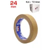 Dayson Kahverengi Maskeleme Bandı 24 Mm x 35 Mt Kağıt Bant Koli 72 Adet