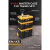Enaks Master Case 3lü Tekerlekli Takım Çantası