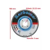 Karbosan Metal Kesme Taşı Taşlama Spiral Metal Kesici Disk 180x3.0x22.23 Düz