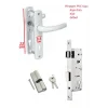 Pimapen Pvc Kapı Kolu & 35 Mm Kilit & 90 Mm Barel Kilit Göbeği Takım