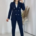 Lacivert Blazer Ceket Takım