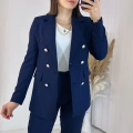 Lacivert Blazer Ceket Takım