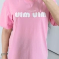 Mıu Pembe Oversize Tshirt