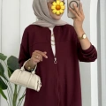 Oysho muadil fermuarlı takım bordo