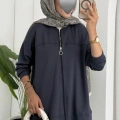 Oysho muadil fermuarlı takım gri