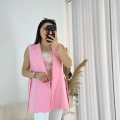 Pembe Bağlamalı Yelek