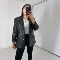 Premium Kalite Gold Düğme Blazer Ceket