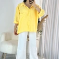 Sarı Ayrobin Salaş Gömlek