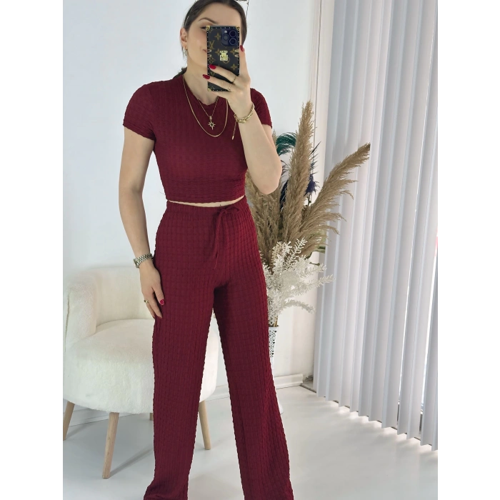 Bordo Bürümcük Takım