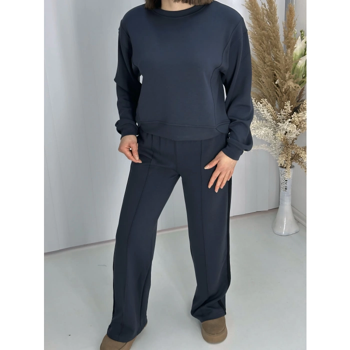 Antrasit Modal Kumaş Eşofman Takım