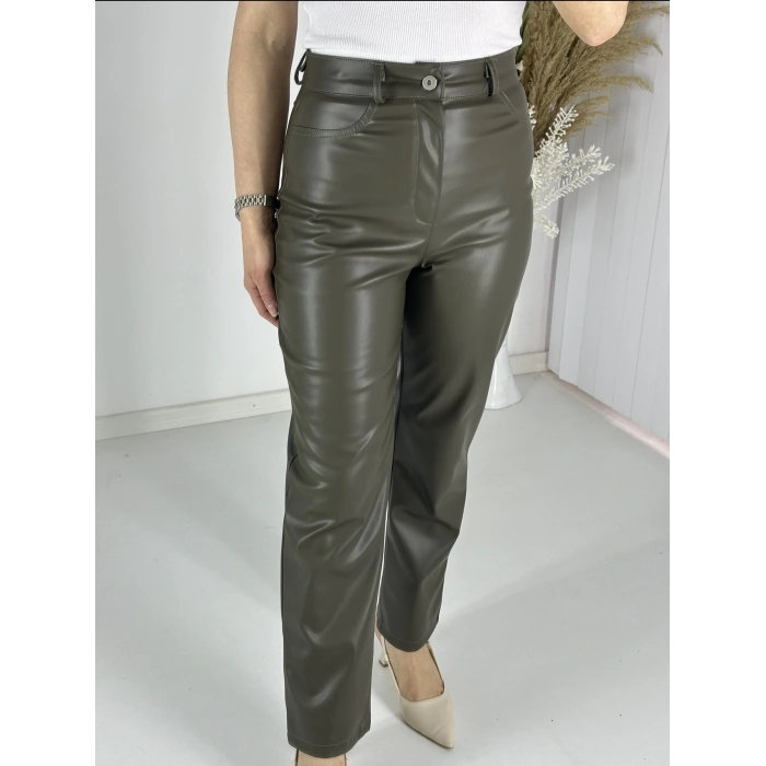 Haki Deri Pantolon