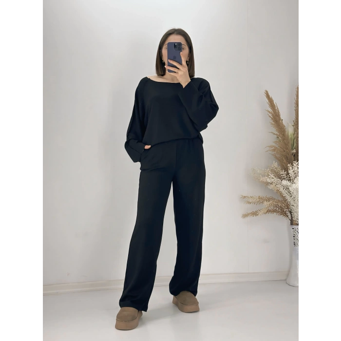 Kayık Yaka Baharlık İnce Oysho Takım