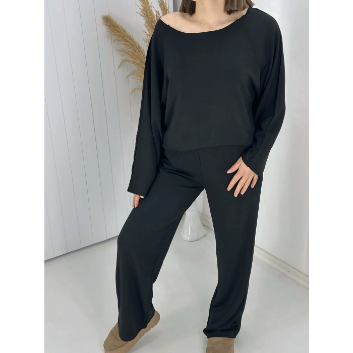 Kayık Yaka Baharlık İnce Oysho Takım