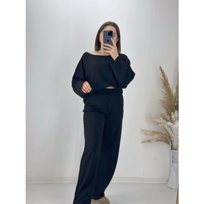 Kayık Yaka Baharlık İnce Oysho Takım