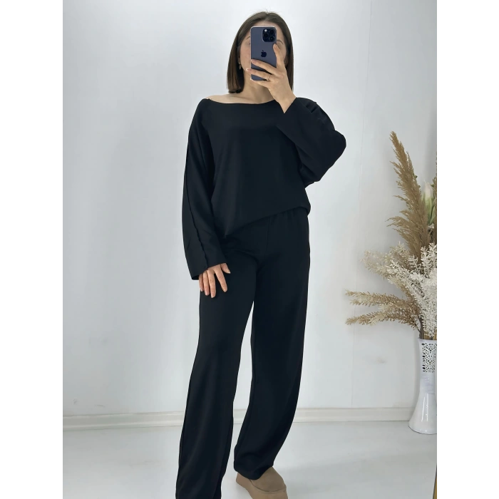 Kayık Yaka Baharlık İnce Oysho Takım