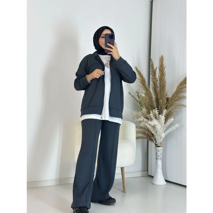 Premium Antrasit İkili Takım