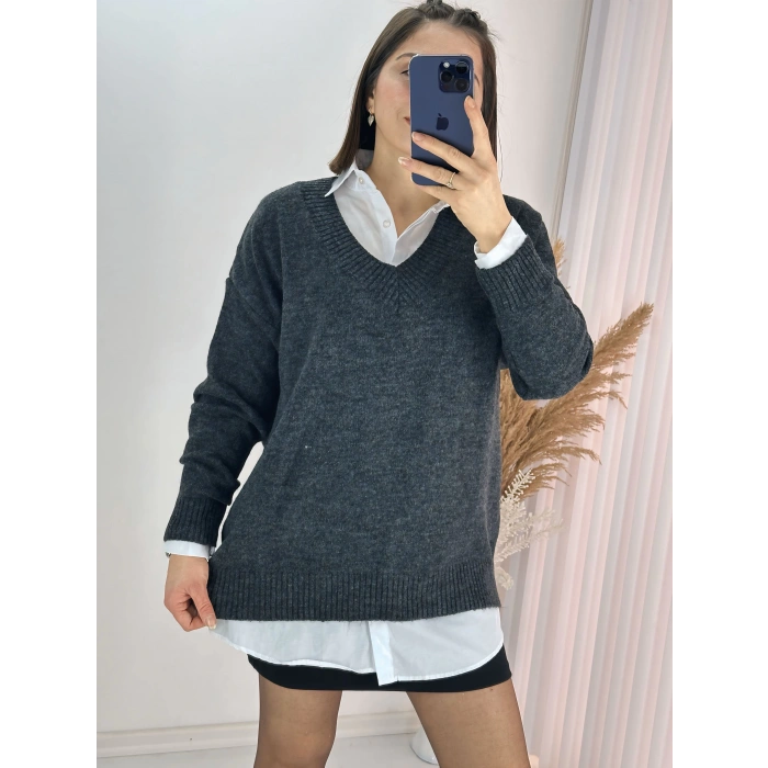 V Yaka Uzun Kazak Antrasit