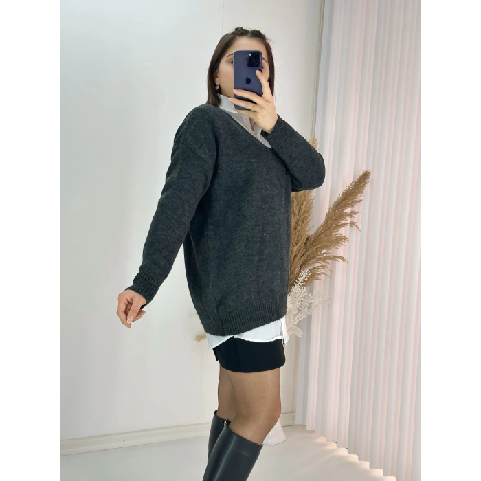 V Yaka Uzun Kazak Antrasit