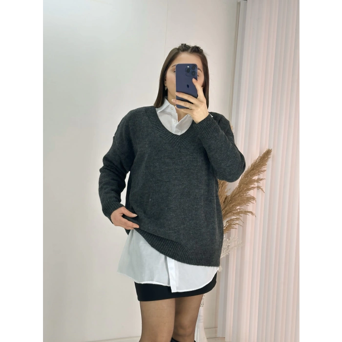 V Yaka Uzun Kazak Antrasit