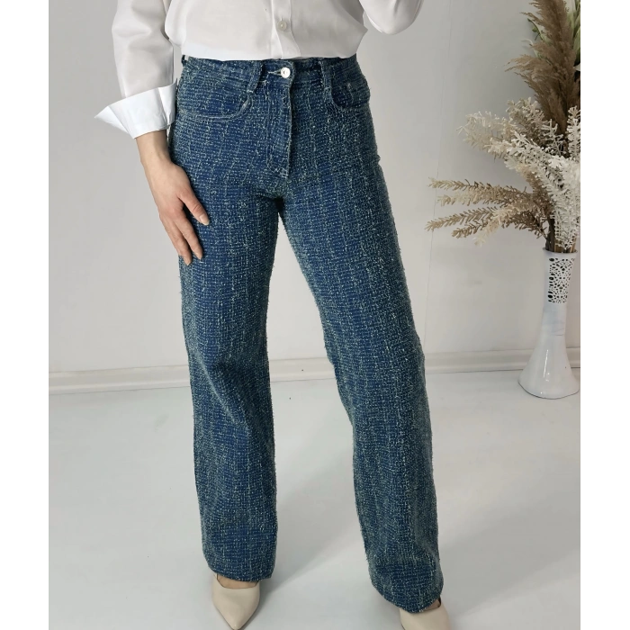 Yüksek Bel Palazzo Jean