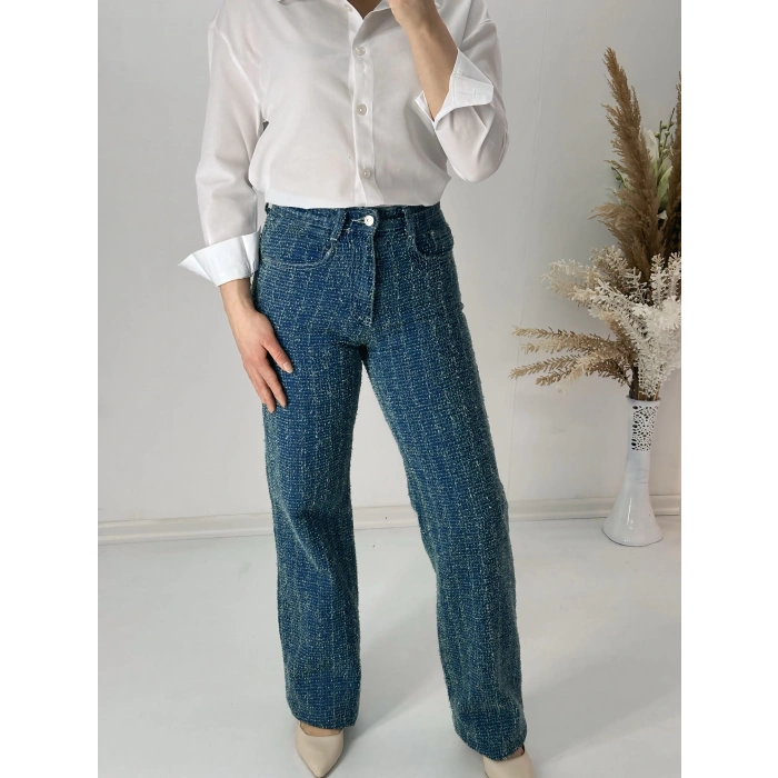 Yüksek Bel Palazzo Jean