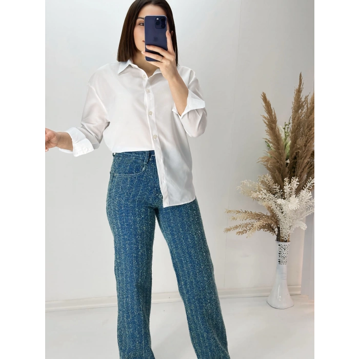 Yüksek Bel Palazzo Jean