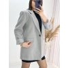 Açık Gri Oversize Ceket